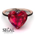 Heart Shape Ruby Ring - Noelle No. 41
